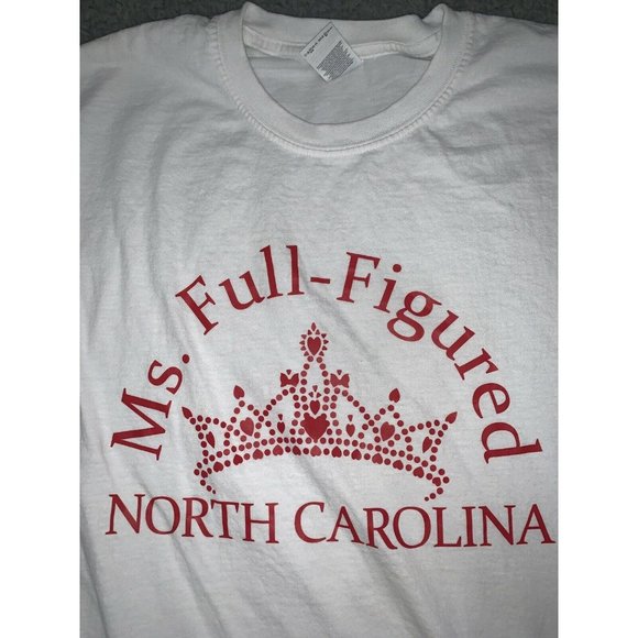 Bundle 5/$40 Gildan shirt Ms. Full Figured North Carolina NWOT 2XL 100% cotton - Picture 4 of 6